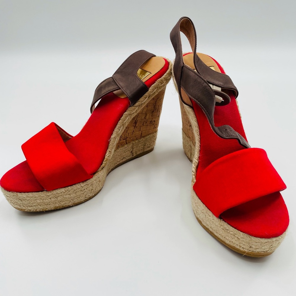NWOT Red wedges